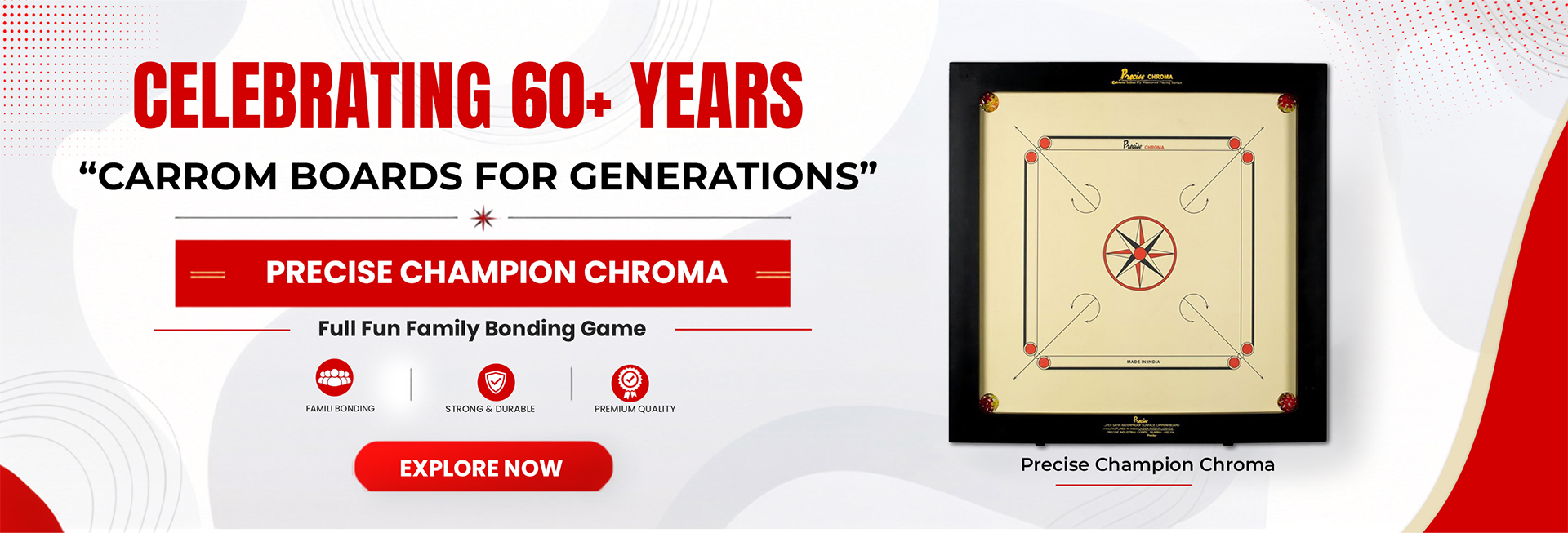 Precise Chroma Series Carrom Boards