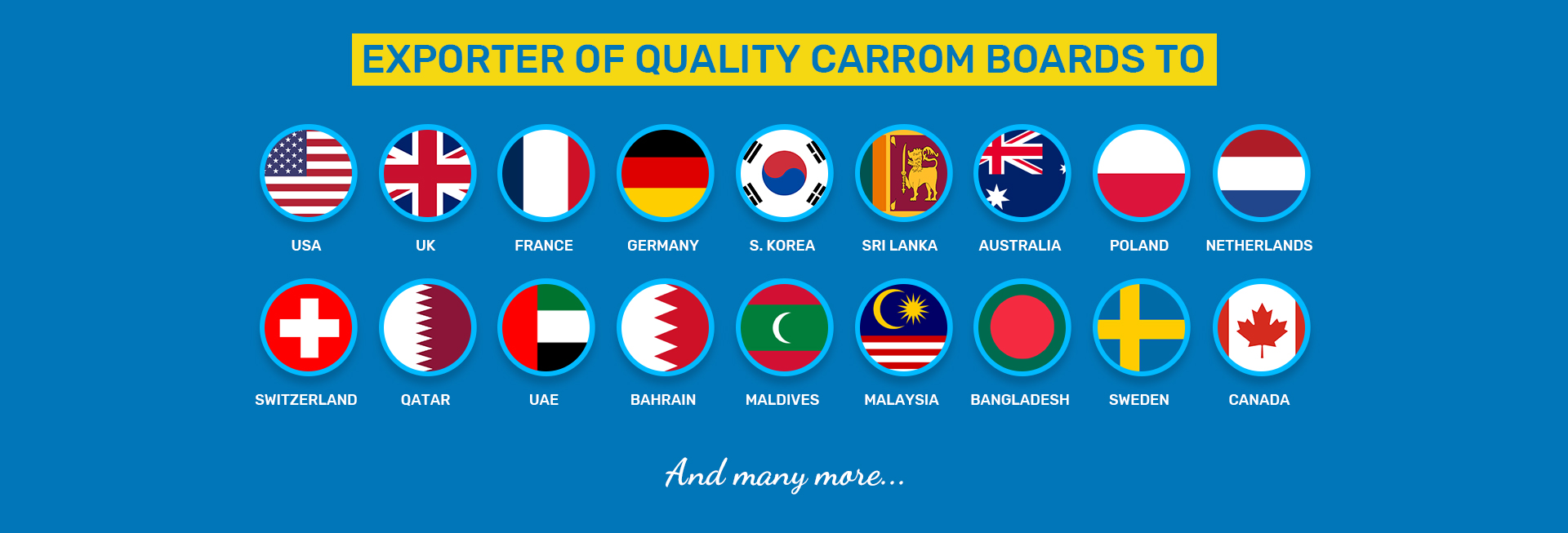 Exporter Quality of Carrom Board